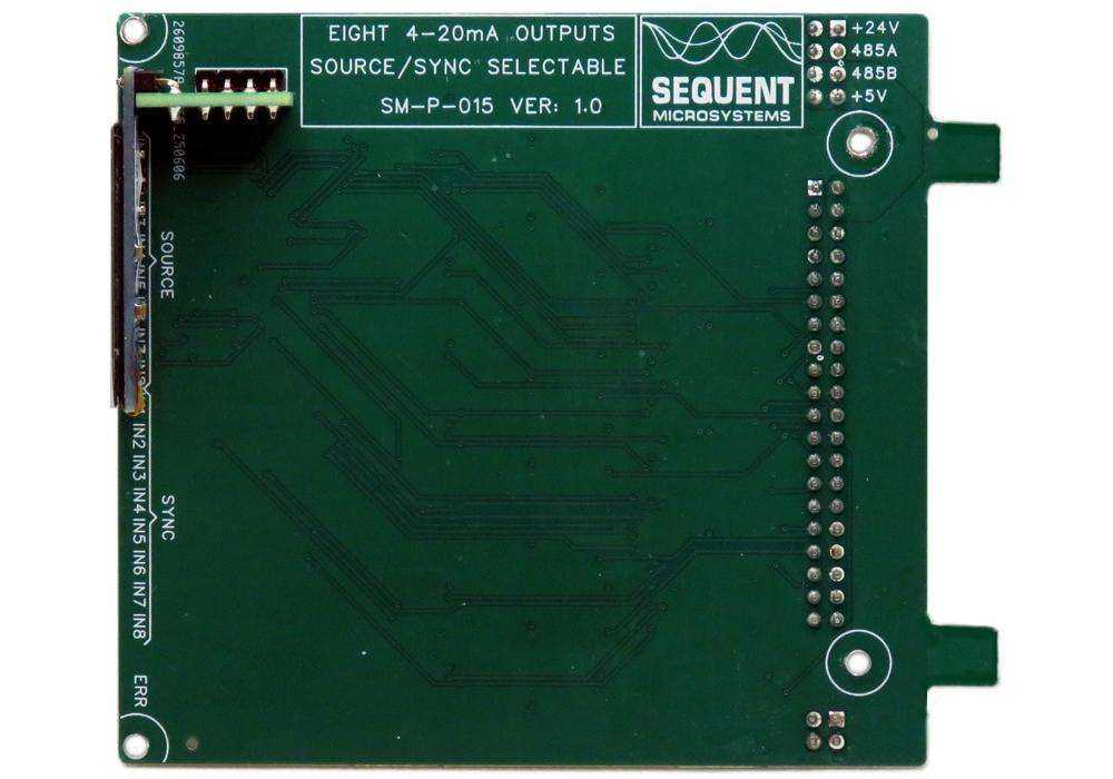 8-Channel 4–20 mA Output for Raspberry Pi Back Panel - 1