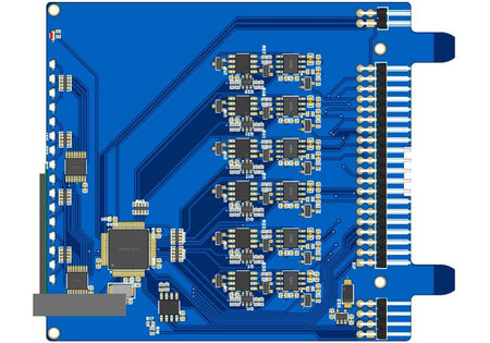 6-Channel 3-wire RTD for Raspberry Pi Back Panel back