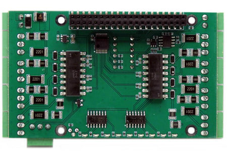 Eight HV Digital Inputs stackable HAT for Raspberry Pi with opto-isolated inputs and I2C interface