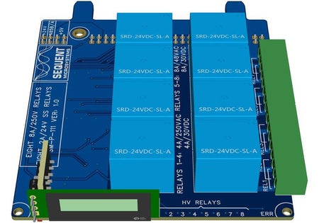 16-Channel HV-SS Relay Card for Raspberry Pi Back Panel - 2