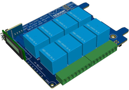 16-Channel HV-SS Relay Card for Raspberry Pi Back Panel - 3