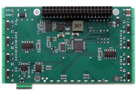 HALL Current Sensor DAQ 8-layer stackable HAT circuit board for Raspberry Pi with RS485 port and pluggable connectors