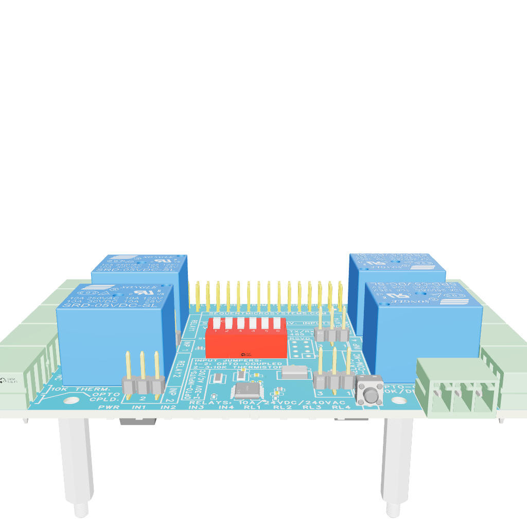 Smart Relays with Universal Inputs 8-Layer Stackable HAT for Raspberry Pi