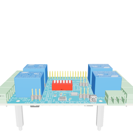 Smart Relays with Universal Inputs 8-Layer Stackable HAT for Raspberry Pi