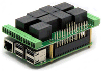 8 RELAYS 4A/120V 8-layer stackable HAT for Raspberry Pi - 1