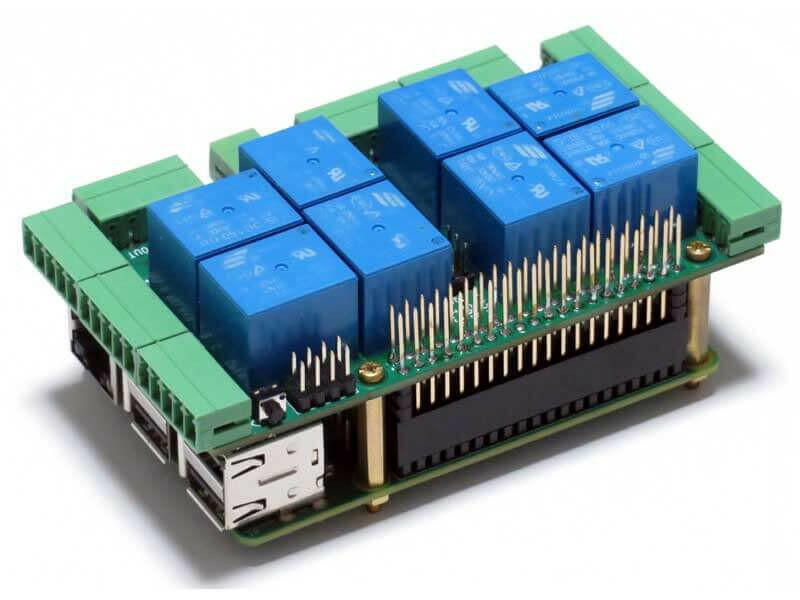 16 LV Digital Inputs 8-Layer Stackable HAT for Raspberry Pi