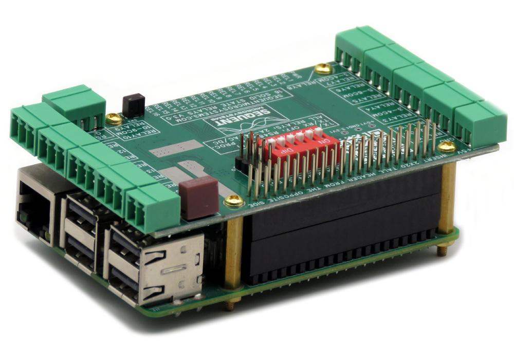 Sixteen Solid State Relays HAT side 2