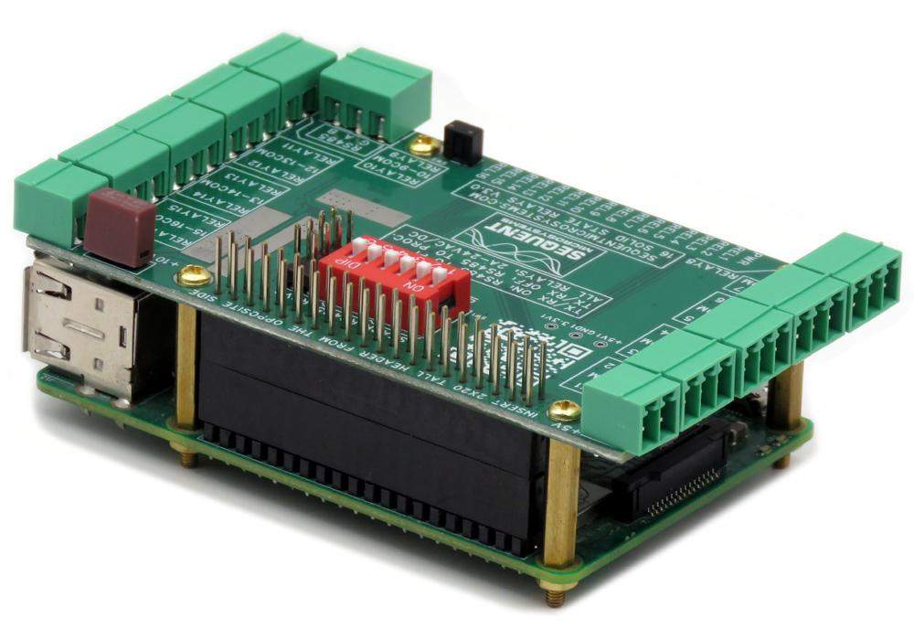 Sixteen Solid State Relays HAT side 4
