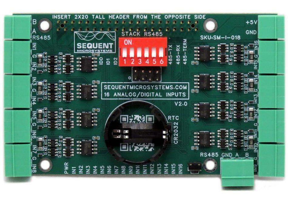 16 Analog-digital Inputs for Raspberry Pi : 1