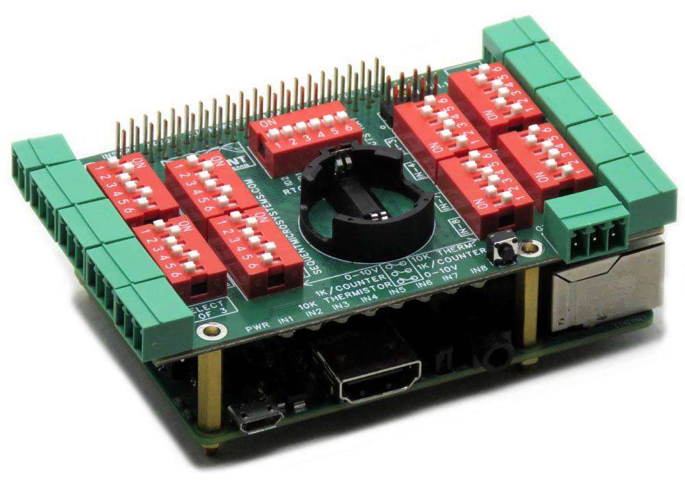 Sixteen Analog-Digital Inputs HAT for Raspberry Pi 