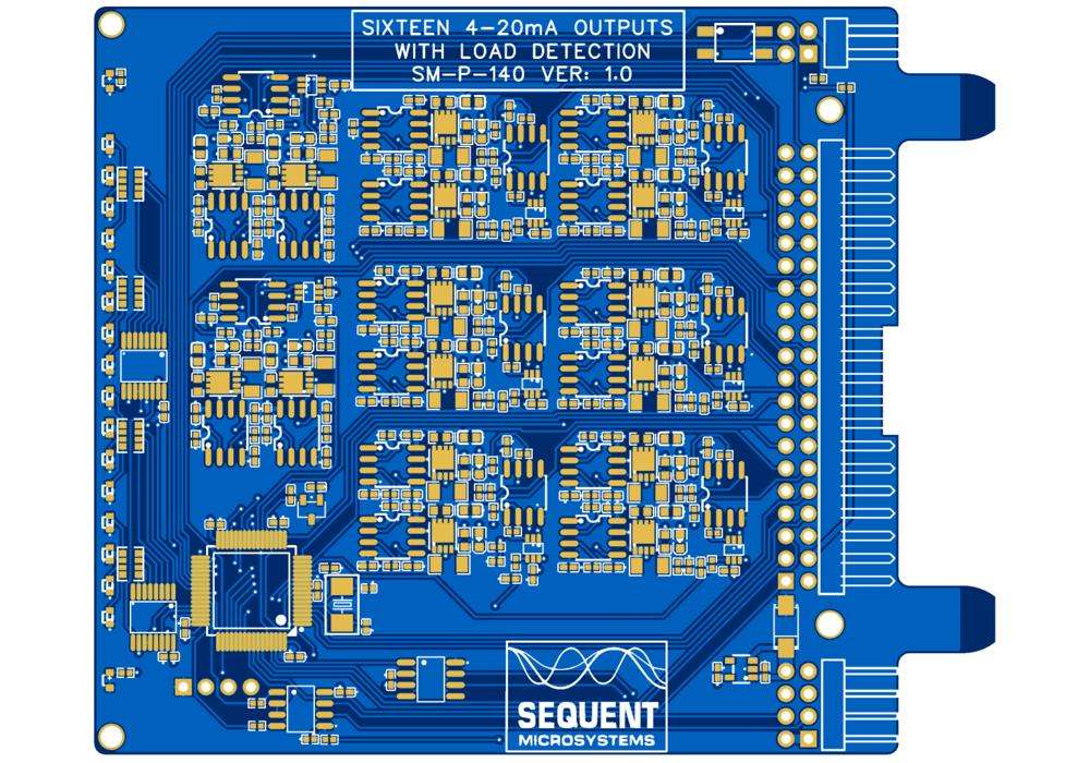 16 Analog 4–20 mA Outputs for Raspberry Pi I/O Back Panel bottom