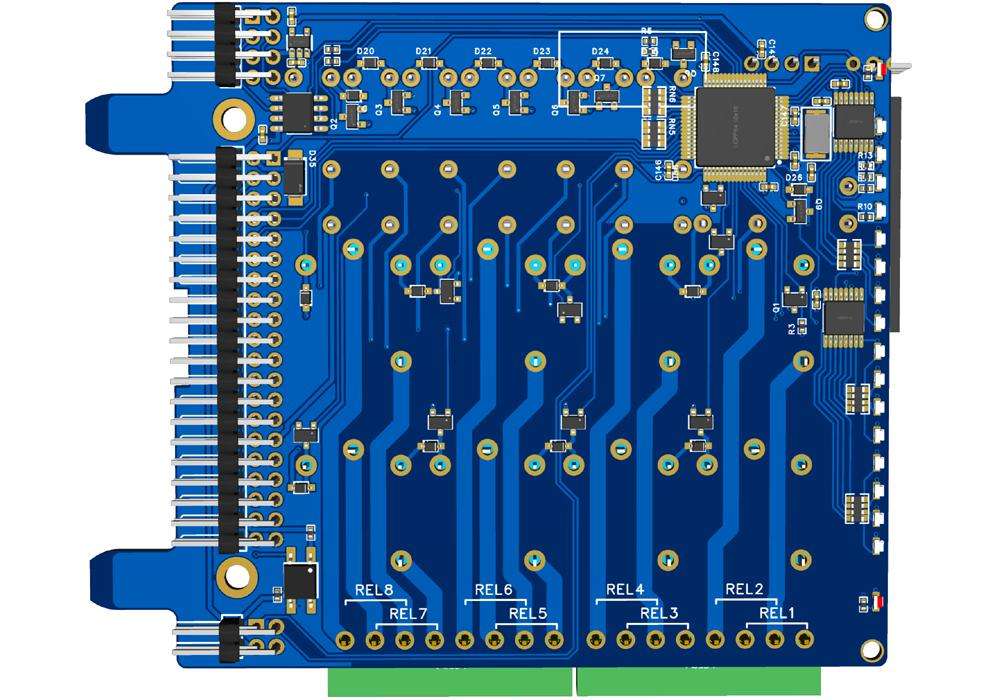 Raspberry 1 Relay Module 8 HV and 8 LV Relays for Raspberry Pi I/O Back Panel – Sequent Microsystems