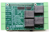 Four Relays 4 HV Inputs 8-Layer Stackable HAT for Raspberry Pi