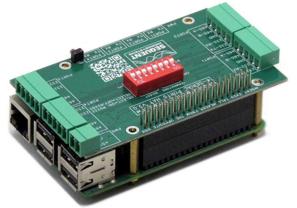 Four Serial Ports RS232-RS485 for Raspberry Pi - side 3