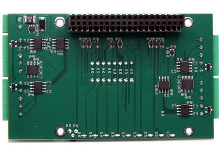 Four Serial Ports RS232-RS485 for Raspberry Pi - back view