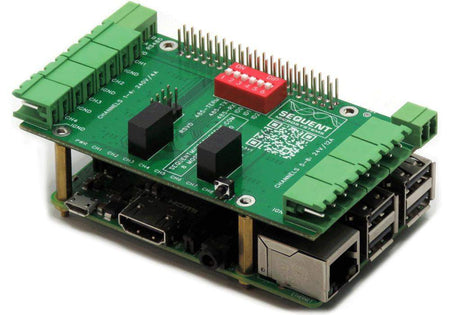 Eight MOSFETS for Raspberry Pi