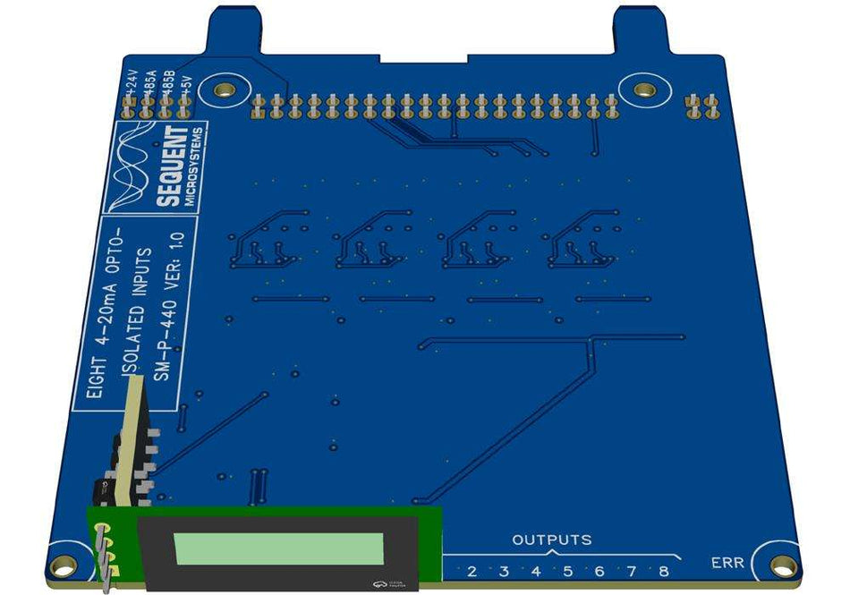 8-Channel 4–20 mA Input Card Front