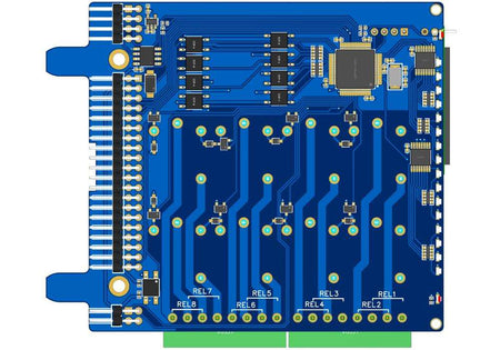 16-Channel HV-SS Relay Card for Raspberry Pi Back Panel - 5