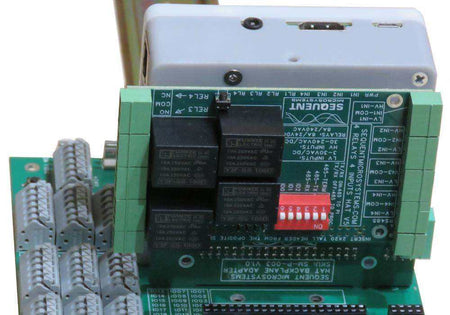 Adapter for Mounting Raspberry Pi HATs on the Back Panel