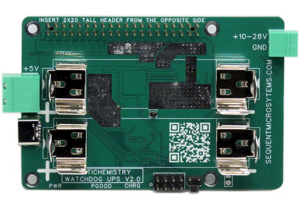 Multichemistry Watchdog HAT top view