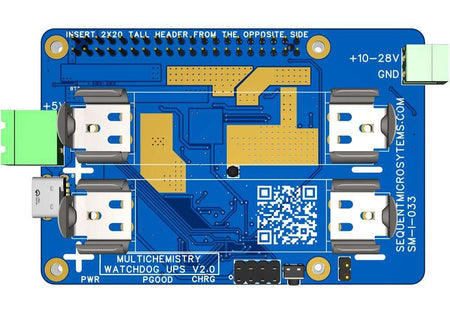 Multichemistry Watchdog HAT layout