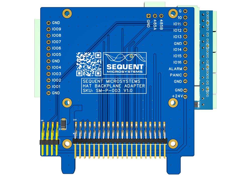 Backplane HAT Adapter with HAT-4