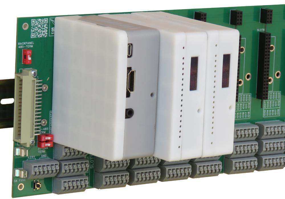 Eight Relays Eight Inputs for Raspberry Pi Back Panel  with enclosure