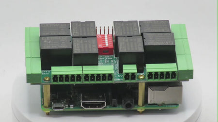 Home Automation 8-Layer Stackable HAT for Raspberry Pi 360