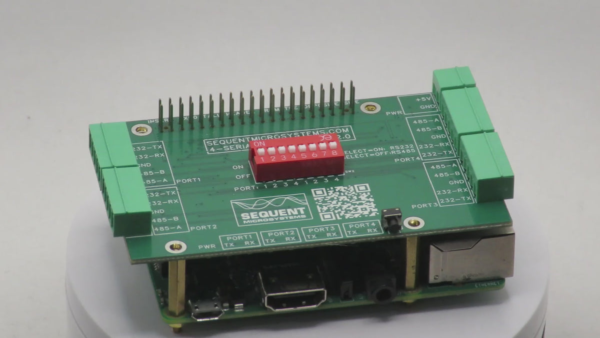 Four Serial Ports for Raspberry Pi