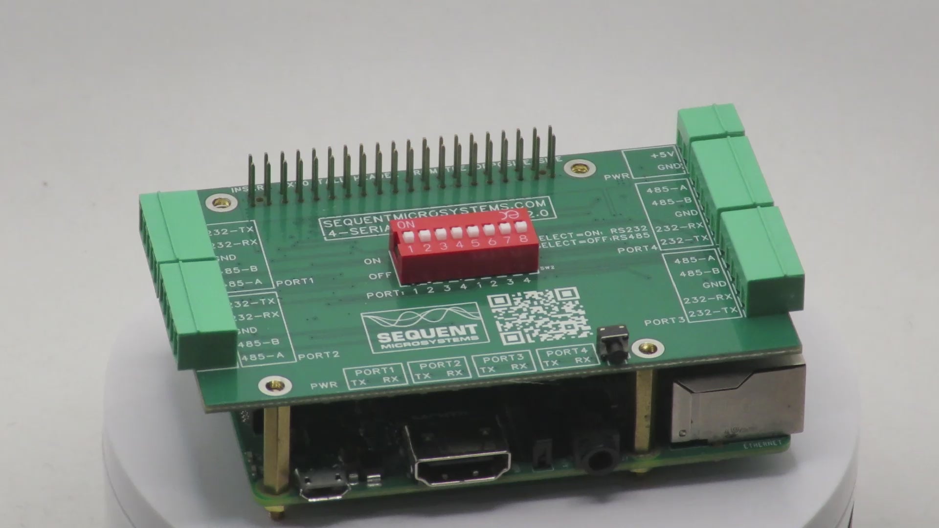 Four Serial Ports for Raspberry Pi