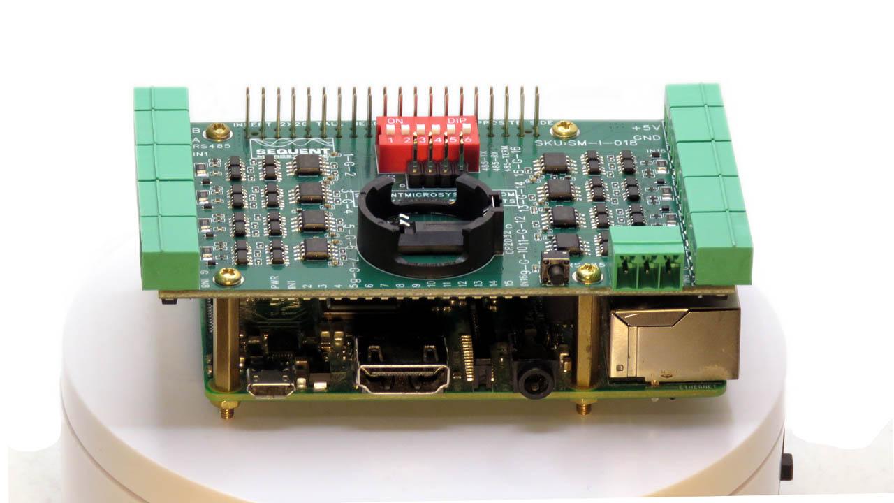 Sixteen Analog-Digital Inputs for Raspberry Pi 360 view