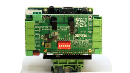 DIN-Rail Kit for perpendicular Raspberry Pi mount - 360 view