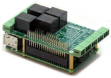Four Relays 4 HV Inputs 8-Layer Stackable HAT for Raspberry Pi - 11