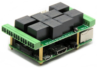 8 RELAYS 4A/120V 8-layer stackable HAT for Raspberry Pi - 0