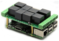 8 RELAYS 4A/120V 8-layer stackable HAT for Raspberry Pi - 11