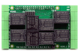 8 RELAYS 4A/120V 8-layer stackable HAT for Raspberry Pi - 13